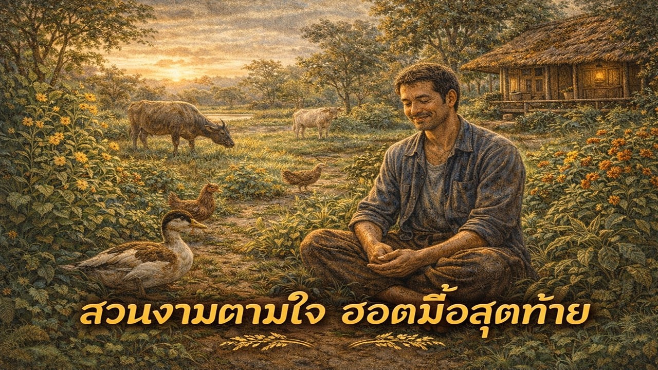สวนงามตามใจ ฮอดมื้อสุดท้าย | หมอลำชีวิตเรียบง่าย รักธรรมชาติ 🌿
