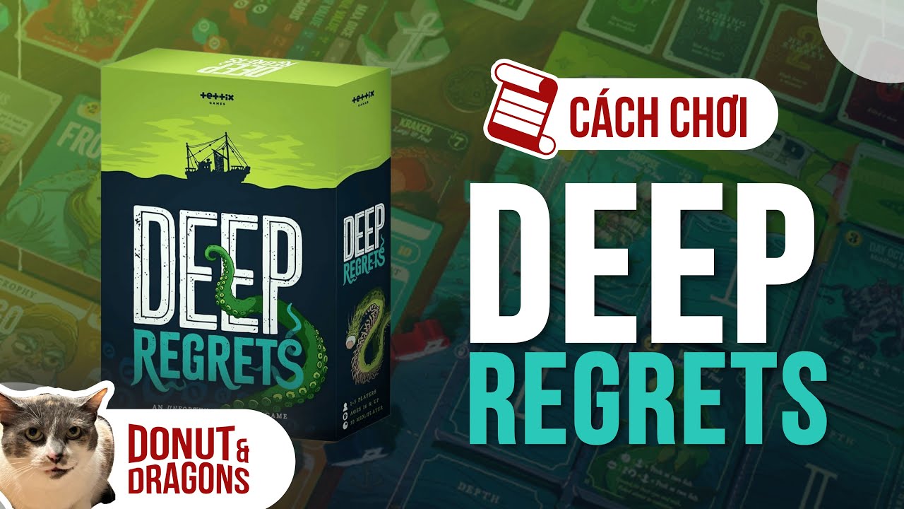 How to play board game Deep Regrets - The deepest regrets from the ocean | Donut&Dragons