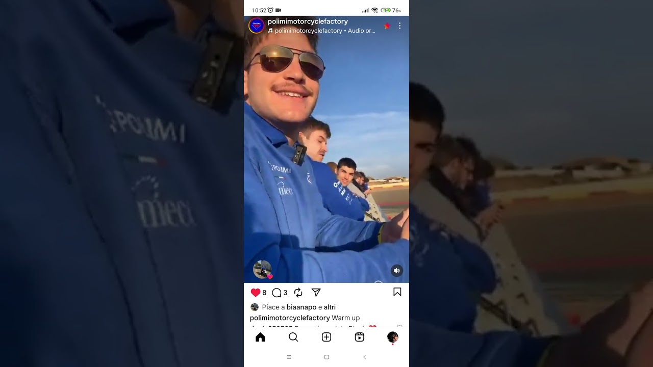 Motorcyclefactoy Polimi Milano Aragon: Bravi i cronisti, Biagio e Martina!!