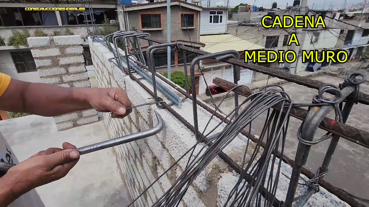 Que Función Tiene la Cadena a Medio Muro | CONSTRUCCIONES IDEALES