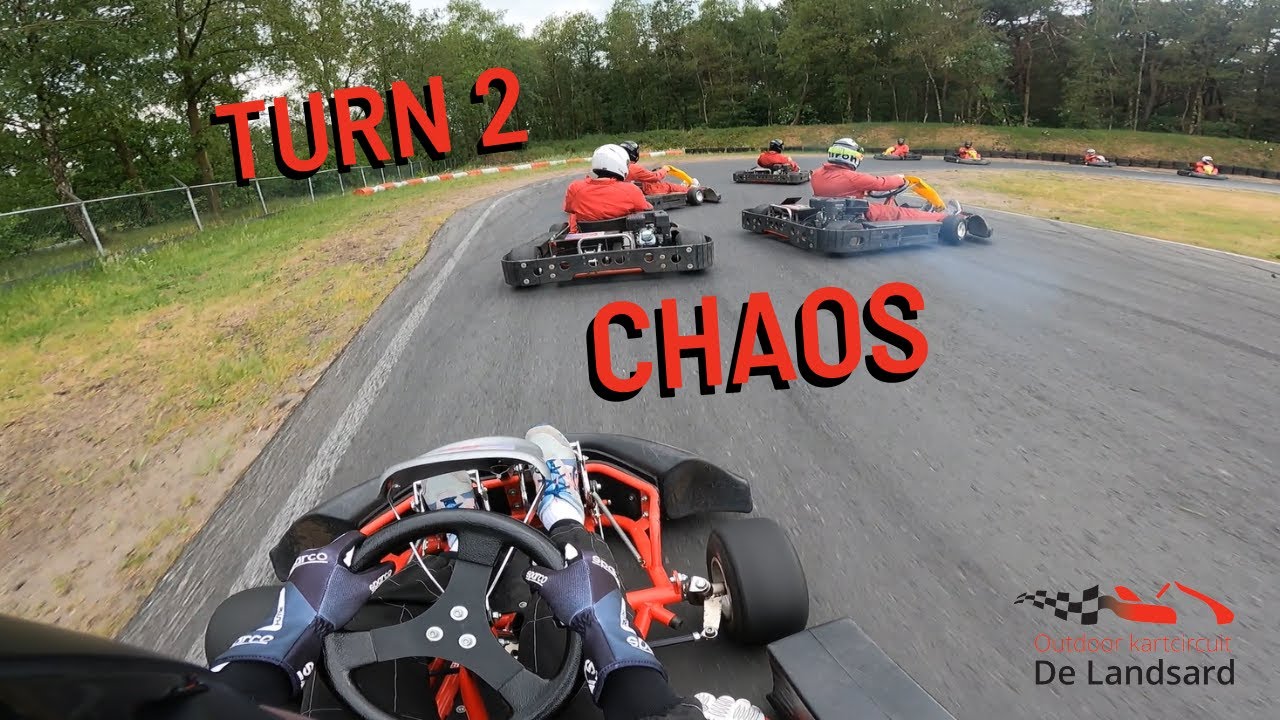 Kartcircuit De Landsard Eindhoven - Chaos in turn 2