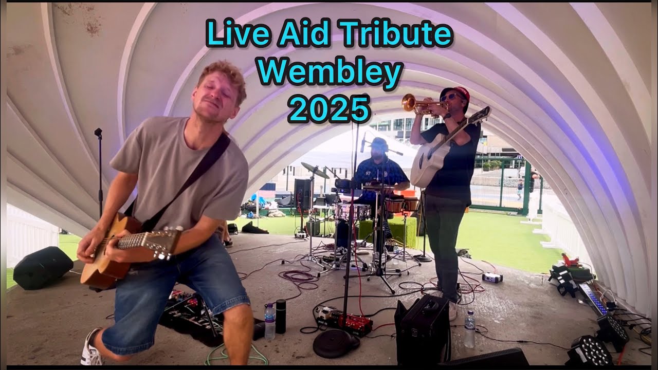 John Clapper & The Busk In London House Band, Live Aid Tribute Concert - Wembley 2025