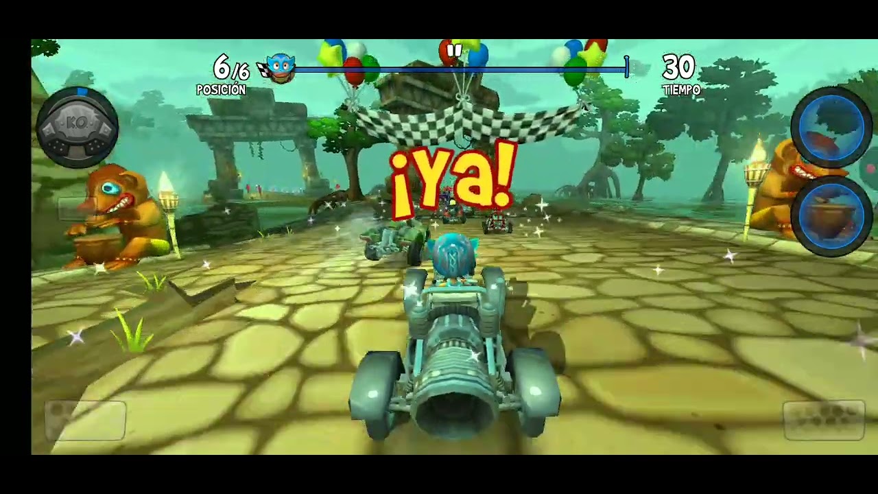 Desbloque la skin de oro de lunar rover en beach buggy racing 2 