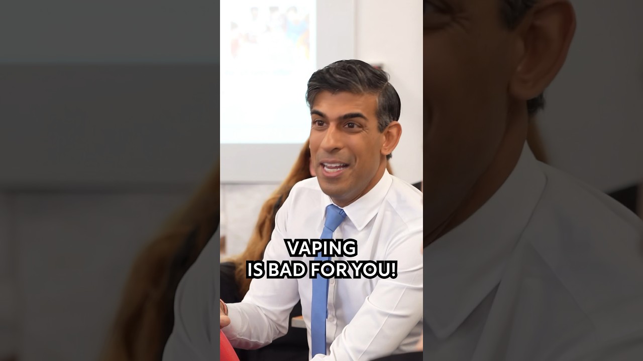 Rishi Sunak grilled on smoking & vaping