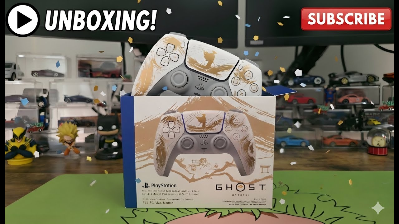 IT’S FINALLY HERE! Unboxing the LIMITED EDITION🔥 Ghost of Yotei PS5 Controller🎮 #ps5 #ghostofyotei