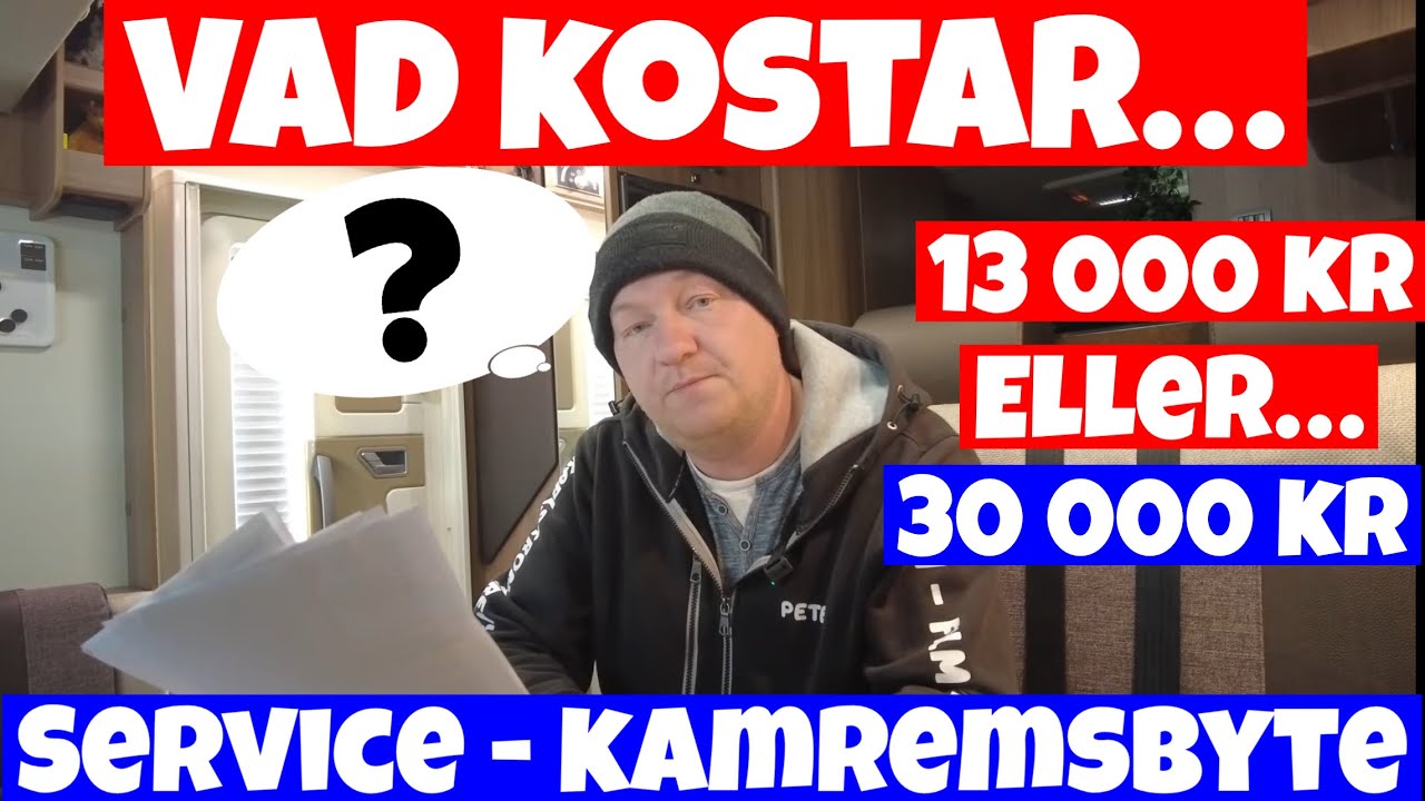 Dags för service och kamremsbyte på husbilen men vad kostar det? #husbilsliv  #husbiltips