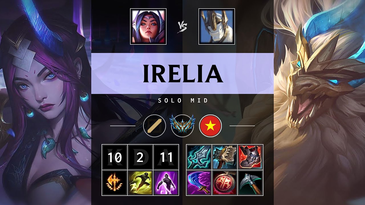 Irelia Mid vs Galio - VN Challenger Patch 25.12