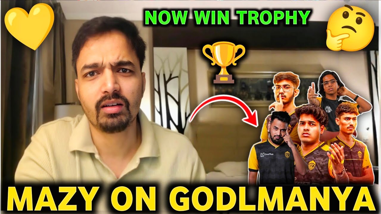 Mazy Reply Why Manya in GodLike 🔥Mazy on IGL GodLManya 😳 Now GodLike Win Trophy 🏆 SKY GODLIKE II