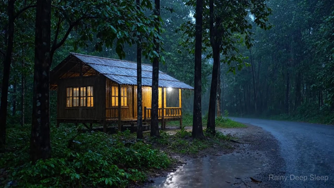 LIVE Rain Sounds for Deep Sleep 🌲🌧️ No Ads | 24/7 Relaxing Forest Ambience