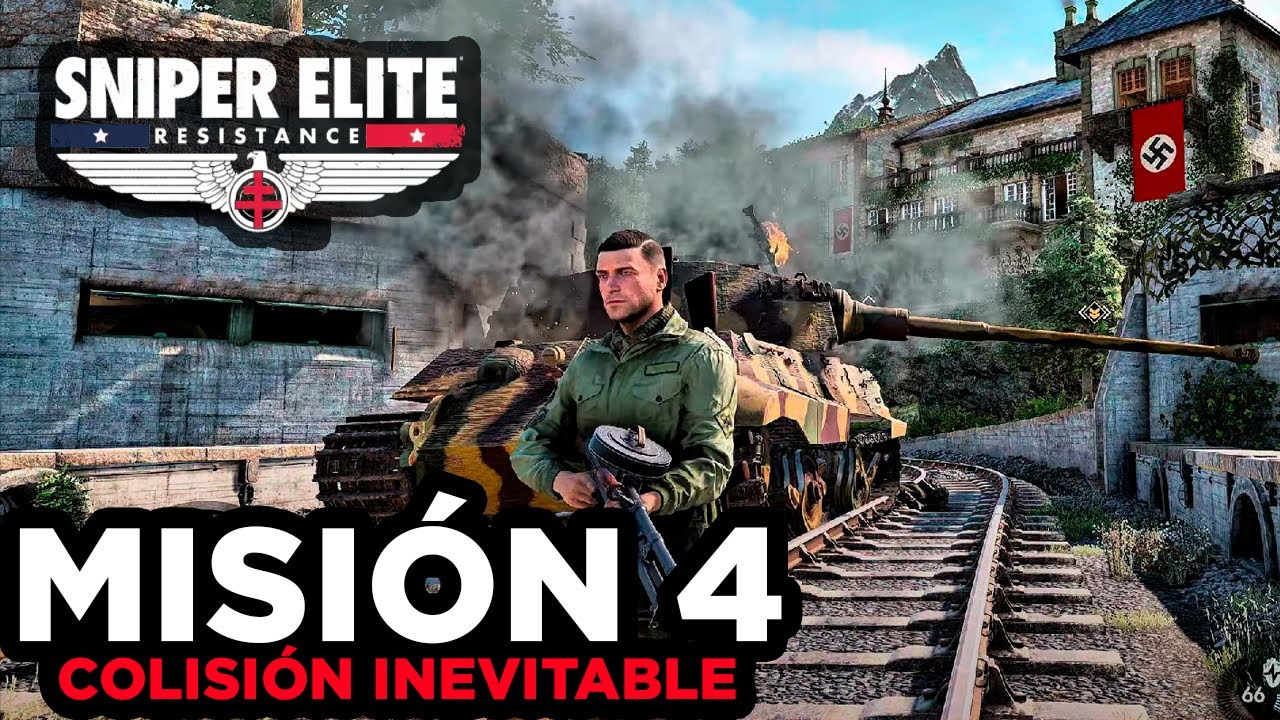¡MISIÓN 4 COMPLETA! 🎮 Colisión inevitable - Sniper Elite: Resistance | XBOX Series X