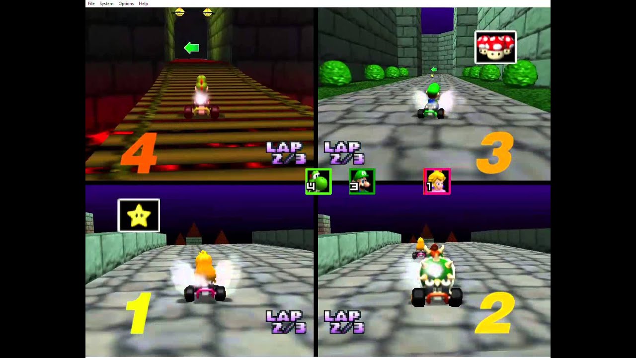 Mario Kart 64 (Me vs 3 CPU)