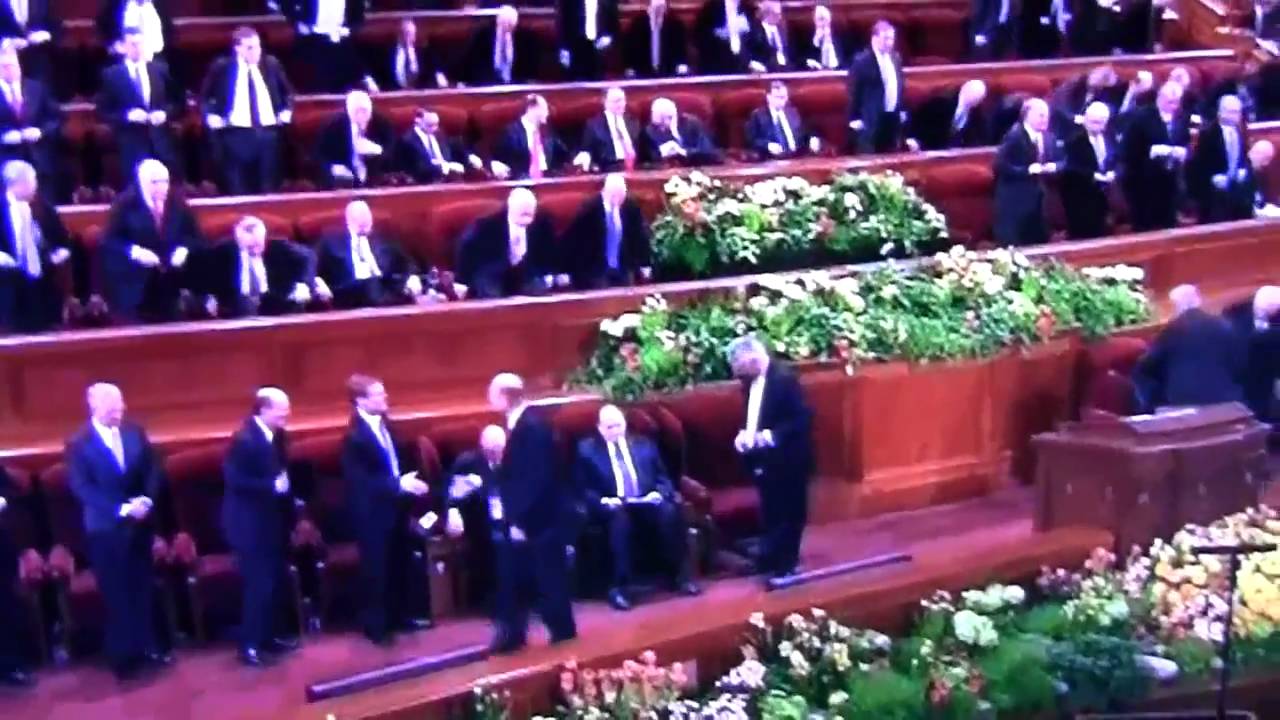 Smiling guy at LDS General Conference 2011