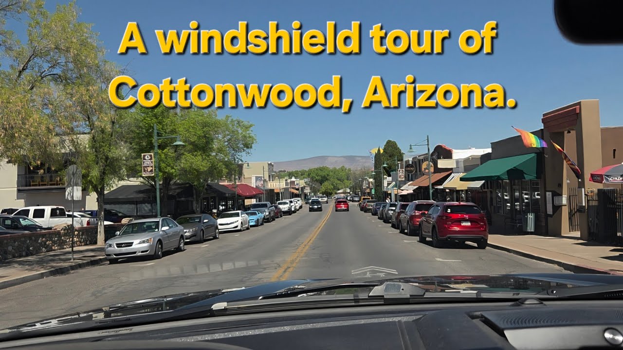A short windshield tour of Cottonwood, Arizona.
