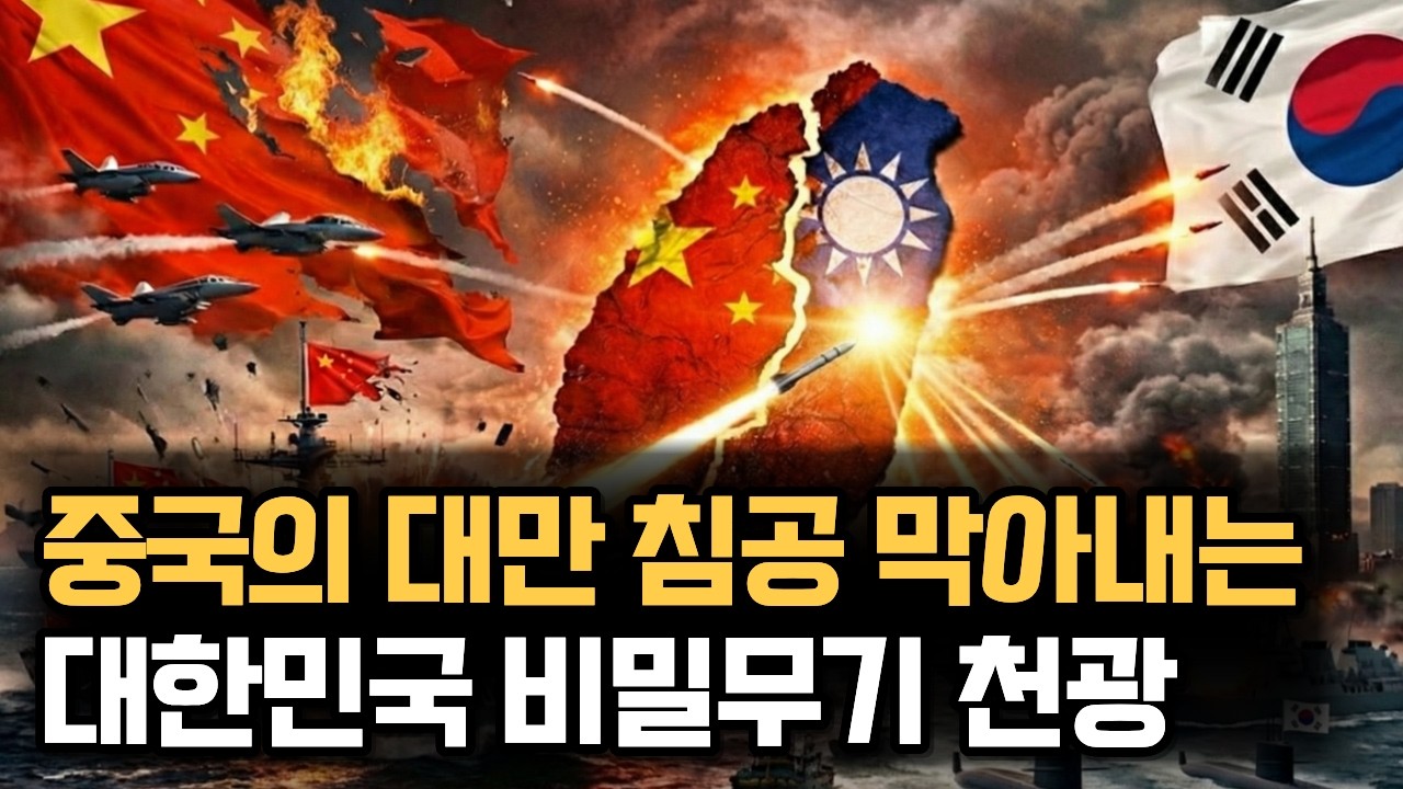 중국의 대만 침공!! 중국의 대만침공을 저지하기 위해 대한민국 해군 세종대왕함이 출격! 비밀무기인 천광을 사용하여 중국을 격파!