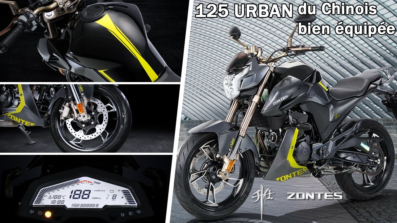 UNE 125 Bien &eacute;quip&eacute;e &agrave; prix raisonnable ? Zontes 125 URBAN (une moto chinoise plut&ocirc;t jolie)