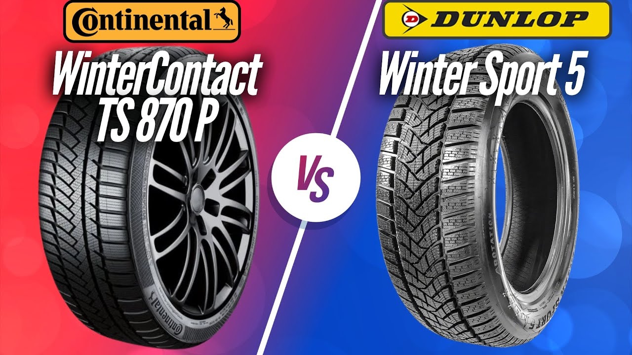 Continental WinterContact TS 870 P против Dunlop Winter Sport 5