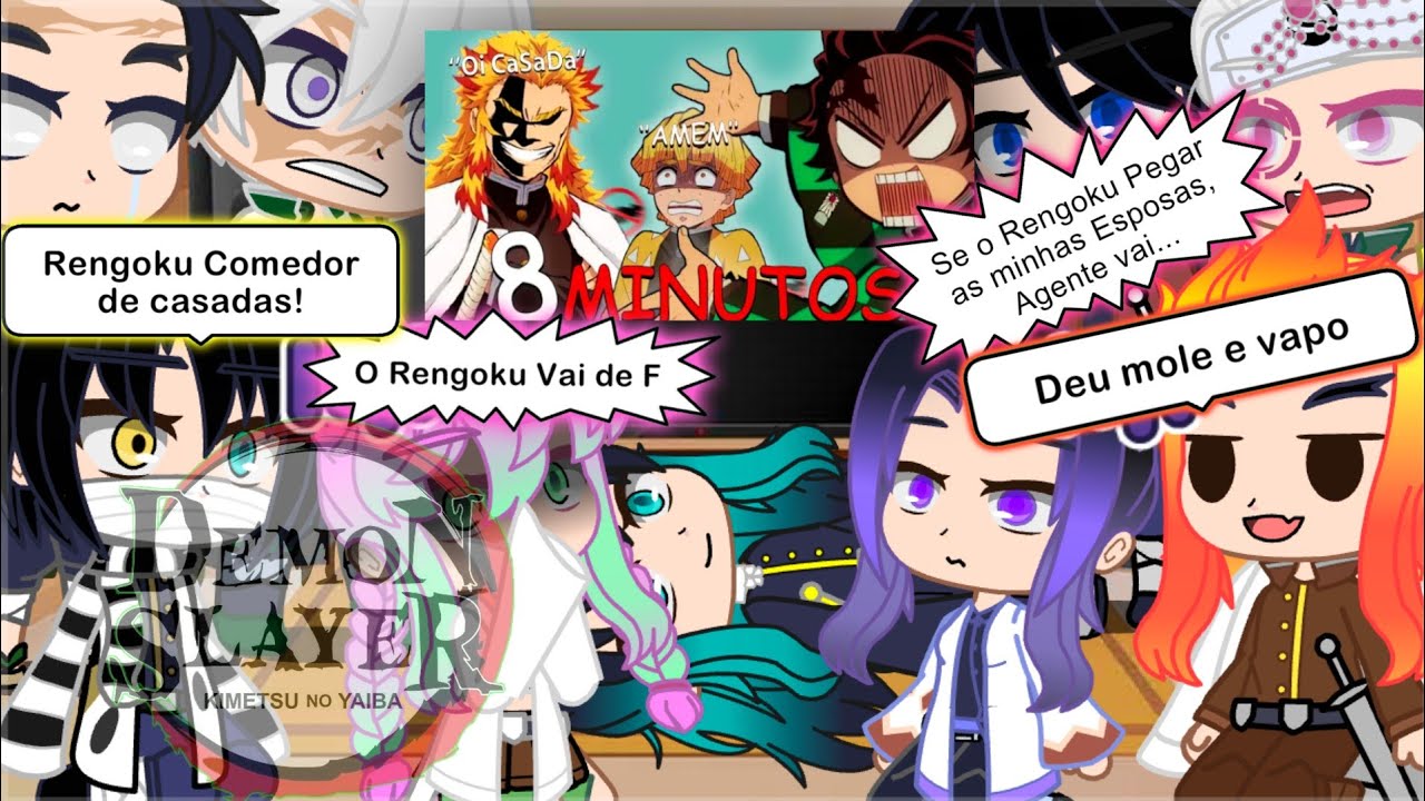 Hashiras React - KIMETSU NO GOIABA em 8 minutos 🤪