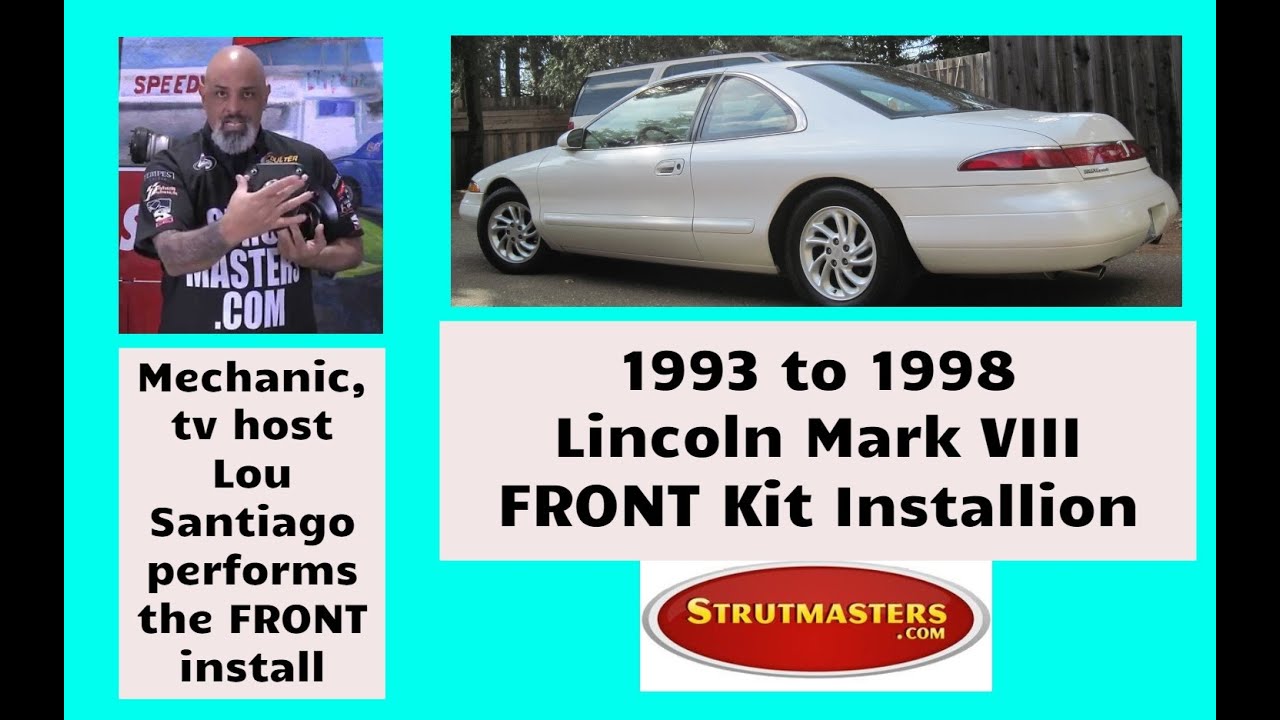 Lou Santiago Installs Lincoln Mark VIII Conversion Kit (Part 2 of 2 -- FRONT)