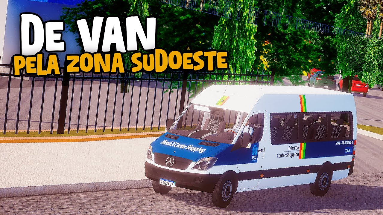 Mercedes-Benz Sprinter 313 CDI | Padrão RJ | Mapa TransCarioca | PROTON BUS SIMULATOR