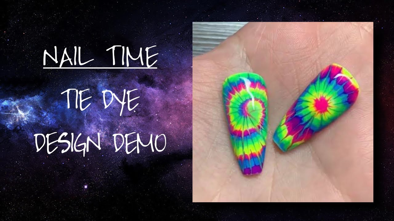 Tie-Dye Nail Design | NAIL TIME