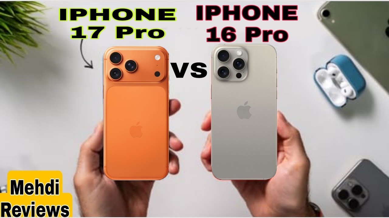 IPHONE 17 PRO VS IPHONE 16 PRO FULL COMPARISON 