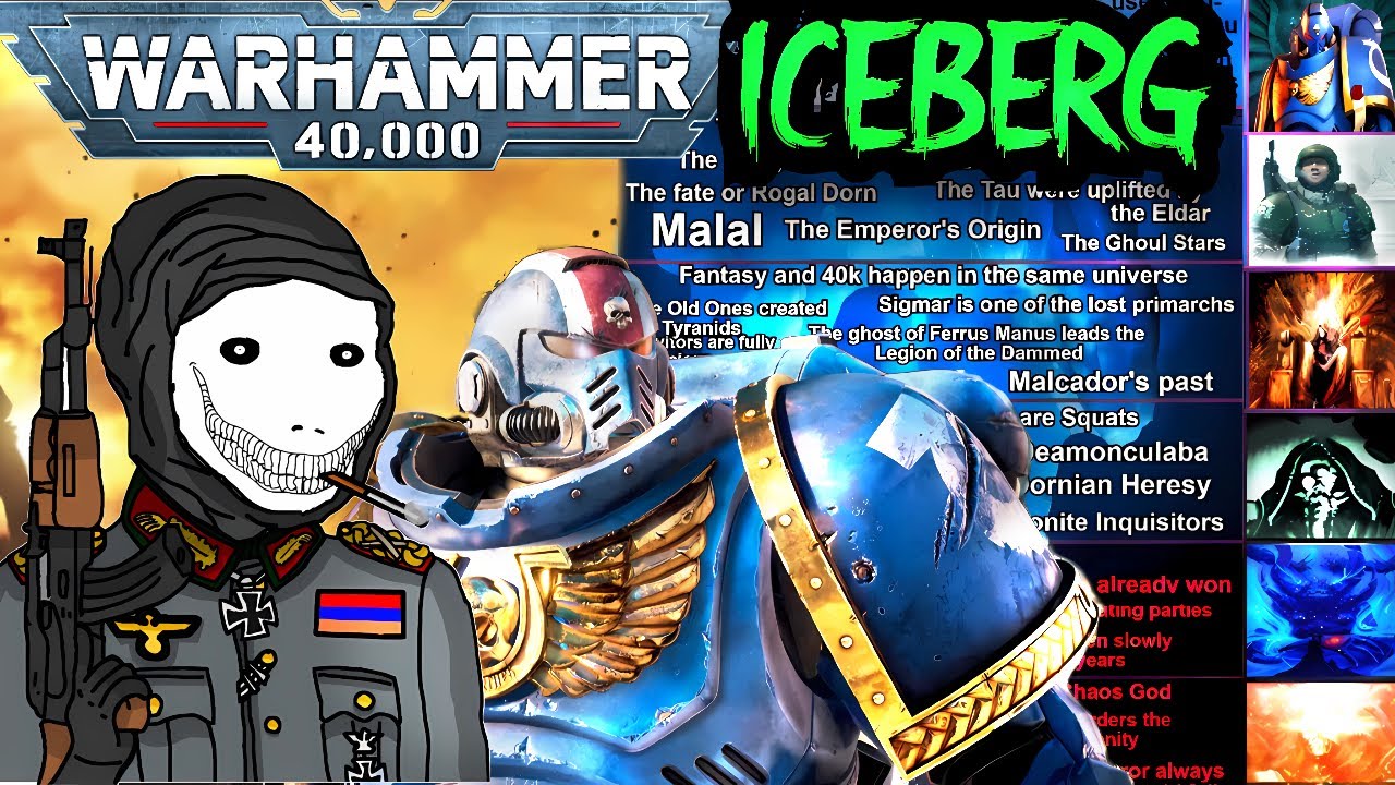 el ATERRADOR y OSCURO ICEBERG de Warhammer 40k