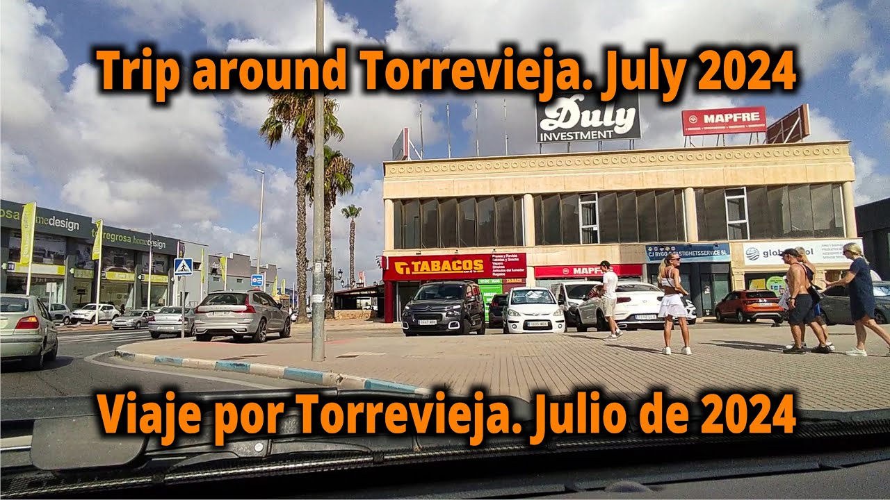 🚗 🏙 Trip around Torrevieja / Viaje por Torrevieja🌴. July 2024 / Julio ​​de 2024. #travel #trip