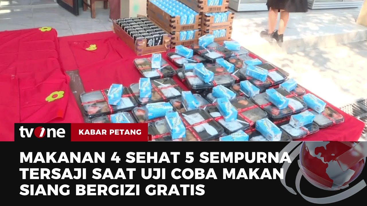 Intip Menu Makan Siang Gratis Program Prabowo-Gibran | Kabar Petang tvOne