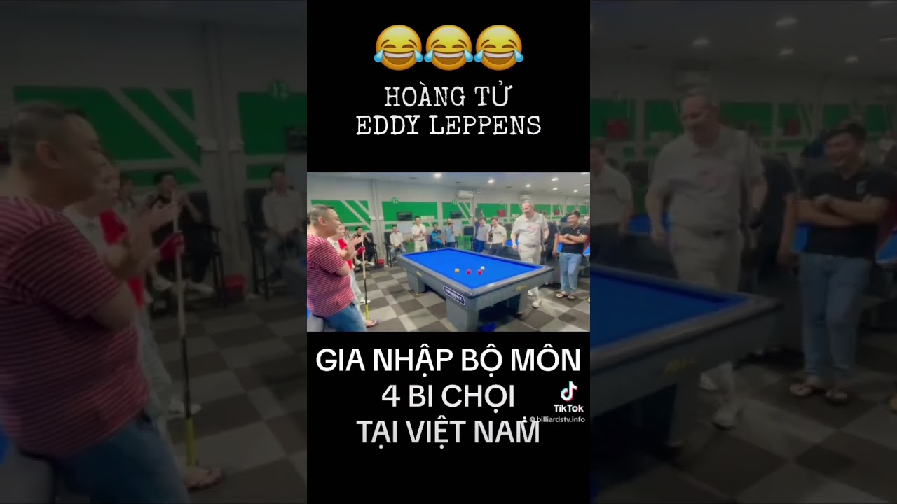 Eddy Leppens chơi 4 bi chọi tại Hcm