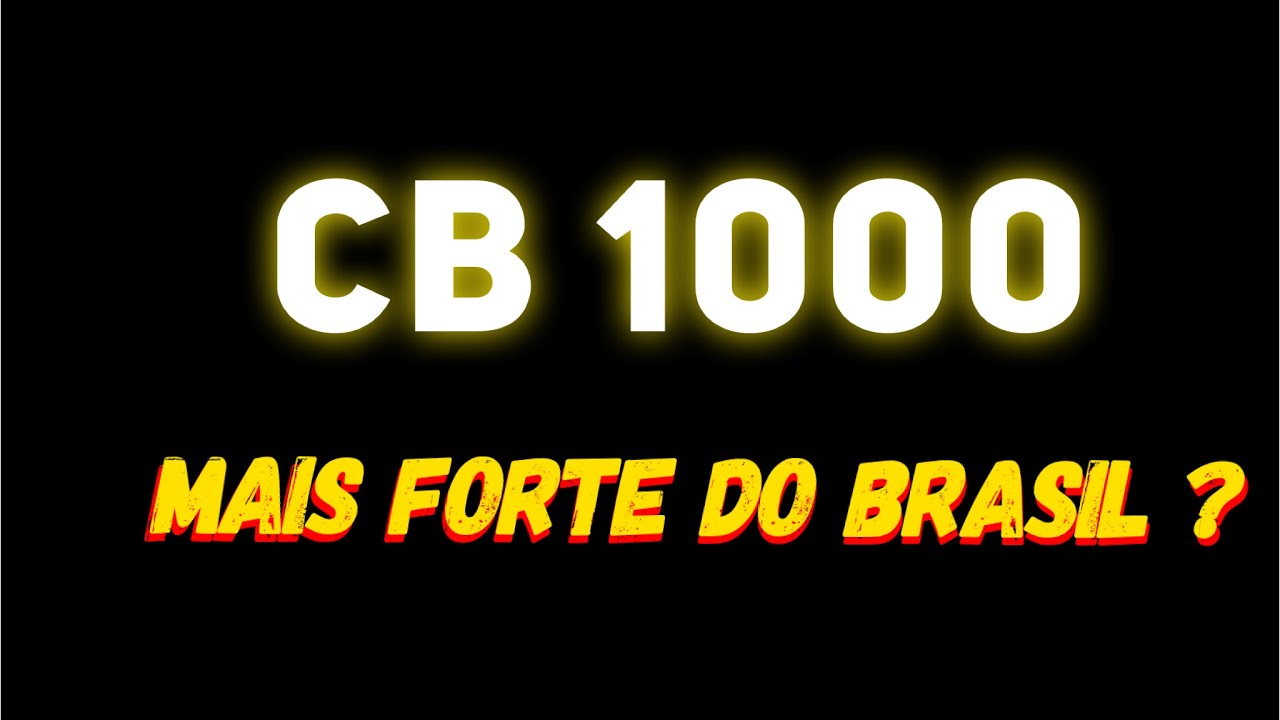 CB1000 MAIS FORTE DO BRASIL ?? TESTEI A POTÊNCIA DELA ! «FAUSTINO»