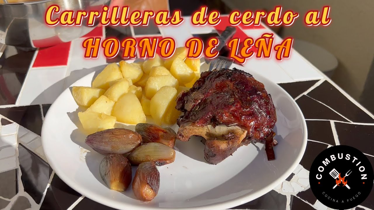 Carrilleras de Cerdo en el *NUEVO* HORNO DE LENYA | Combustion