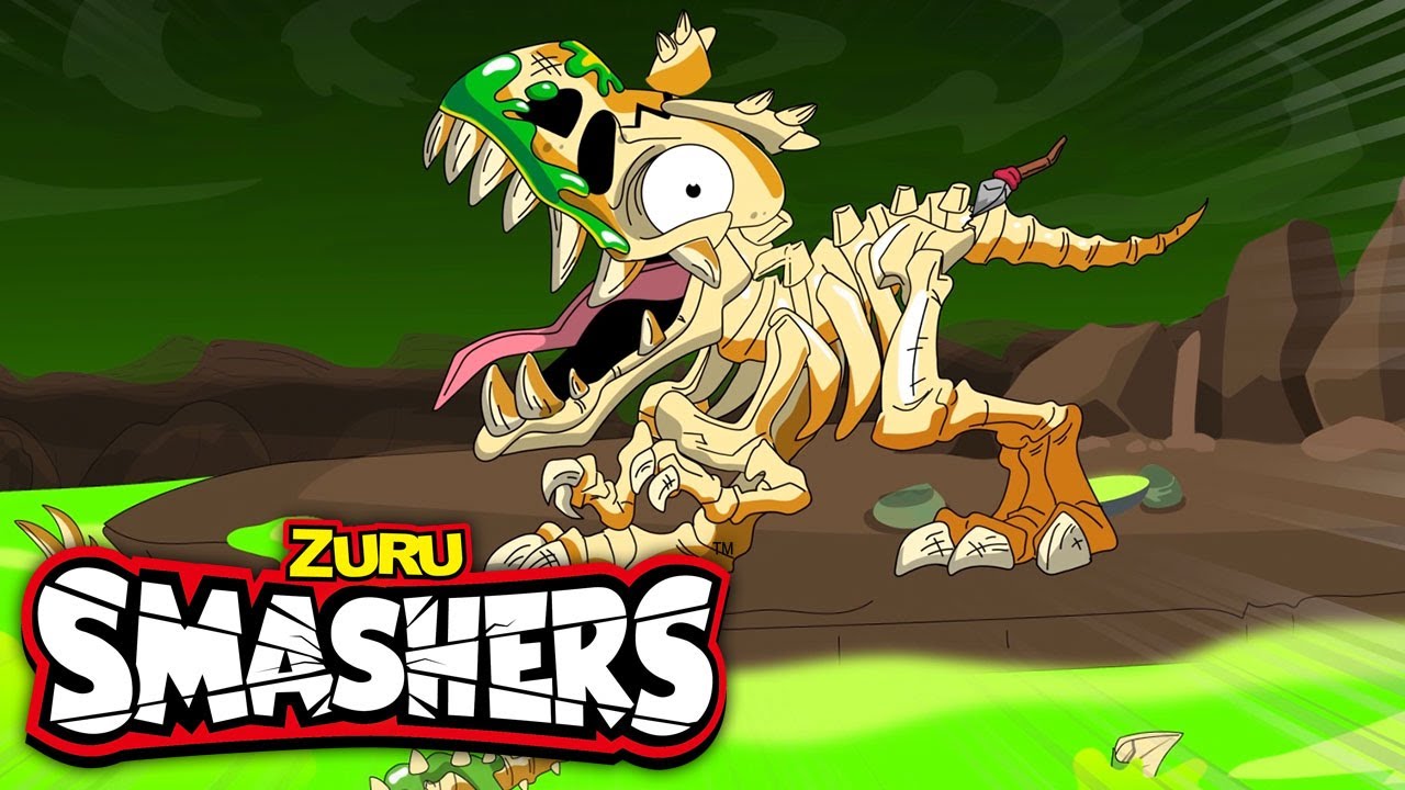 SMASHERS! Curse Quake  + More Kids Cartoons! | Zuru | Smashers World | Animated Stories