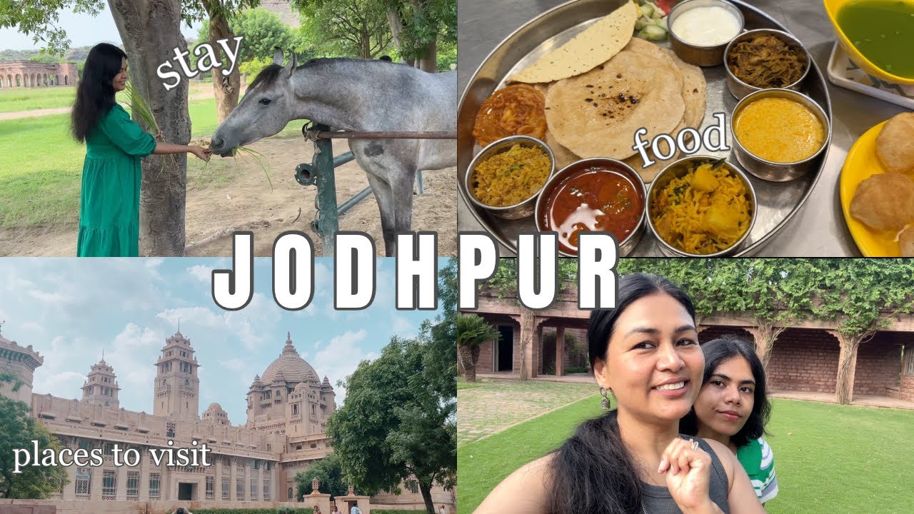 Jodhpur Vlog 🕊Mehrangarh Fort , Rajasthani Thali, Sardar Market Shopping