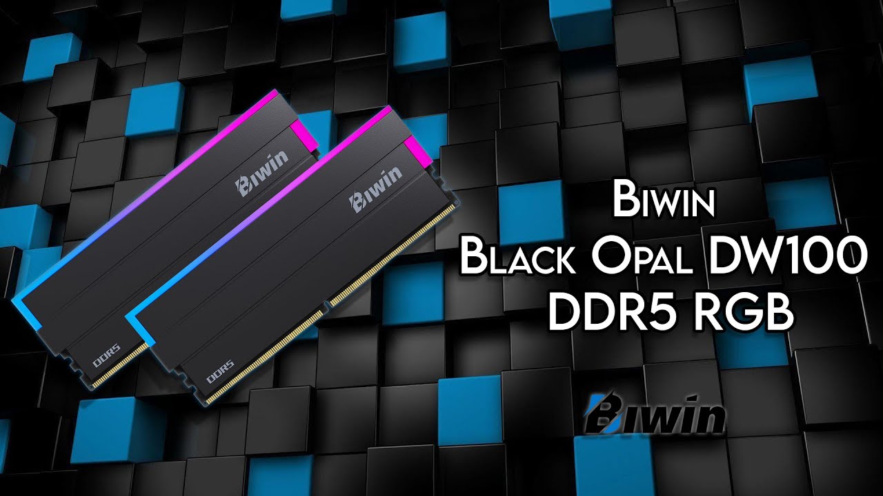 Biwin Black Opal DW100 DDR5 RGB - Unboxing & Review
