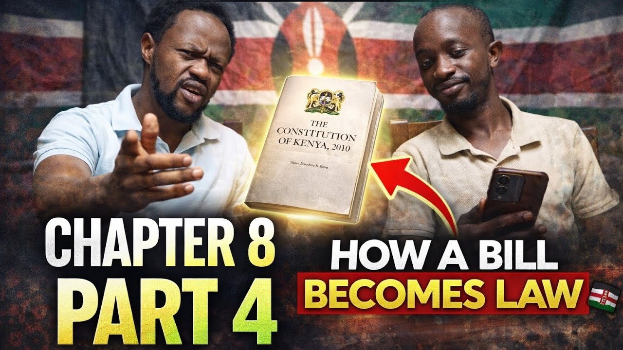 Chapter 8 Part 4 Explained | How Laws Are Made in Kenya | Constitution of Kenya 2010