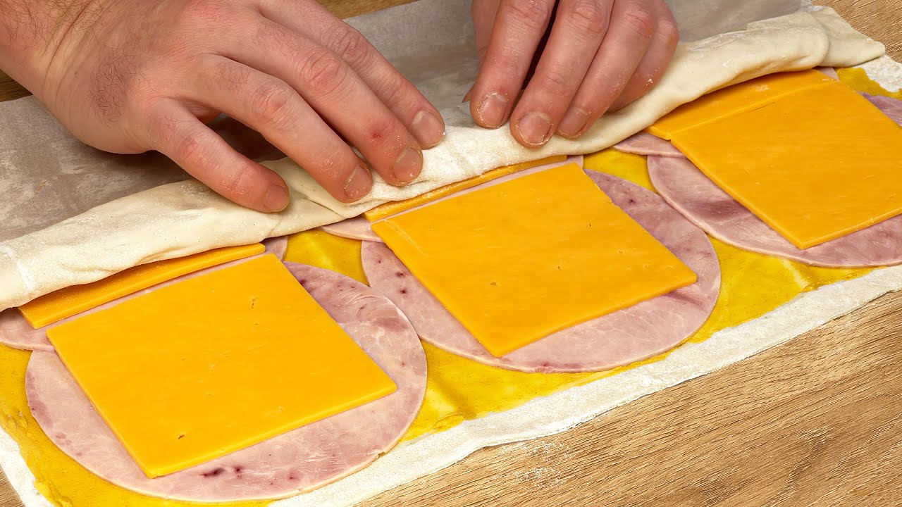 Der berühmte Blätterteig-Snack, der die Welt in den Wahnsinn treibt! Schnelles Rezept in 10 Minuten!