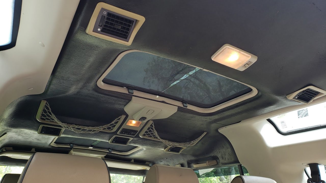 Land Rover Discovery 2 Headliner Sunroof Fix