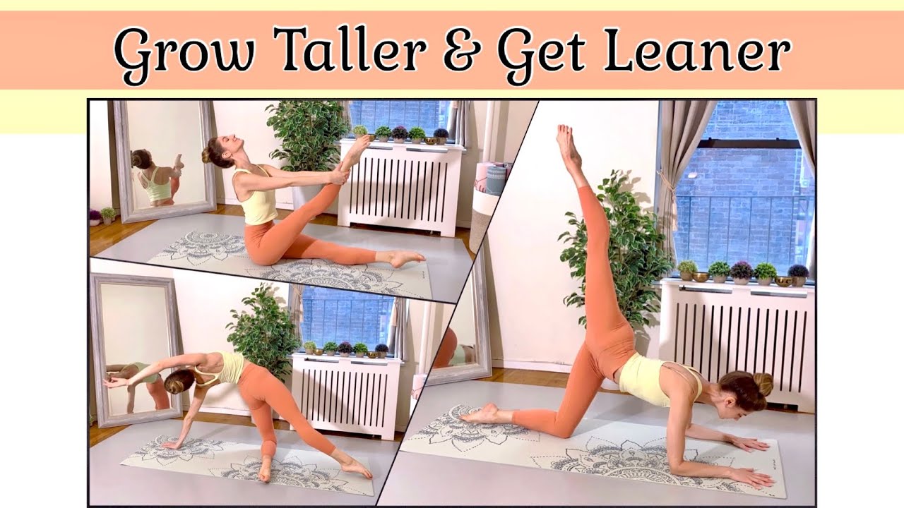 30 MIN GROW TALLER & GET LEANER WORKOUT | Full Body Pilates Slim Down!