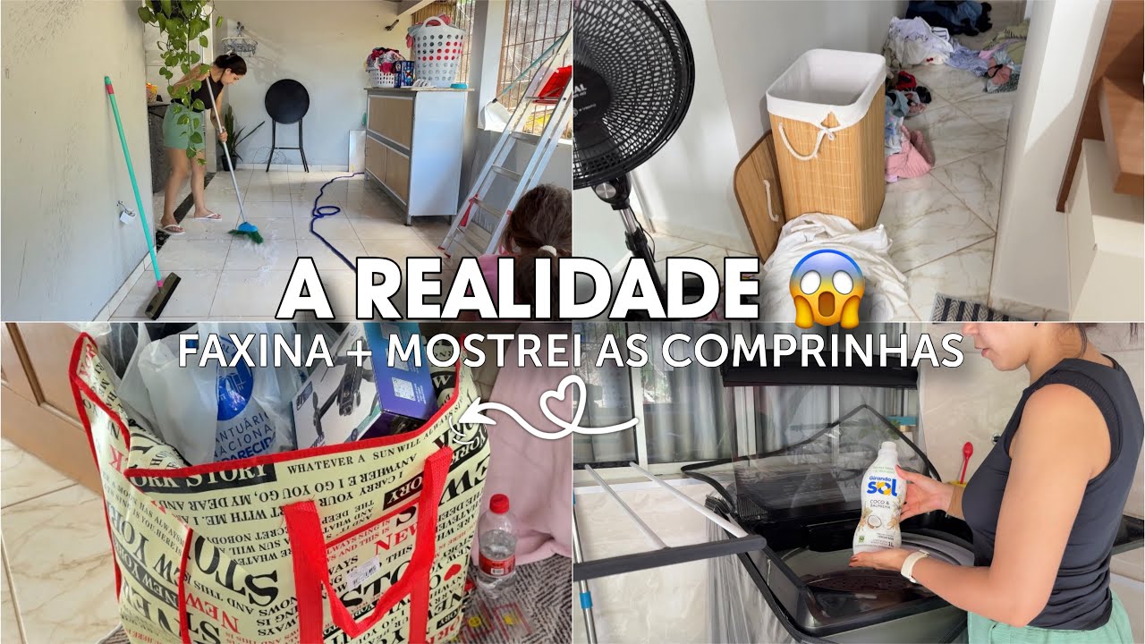 A REALIDADE pós-viagem: Muita roupa suja, faxina e comprinhas! 🧺✨
