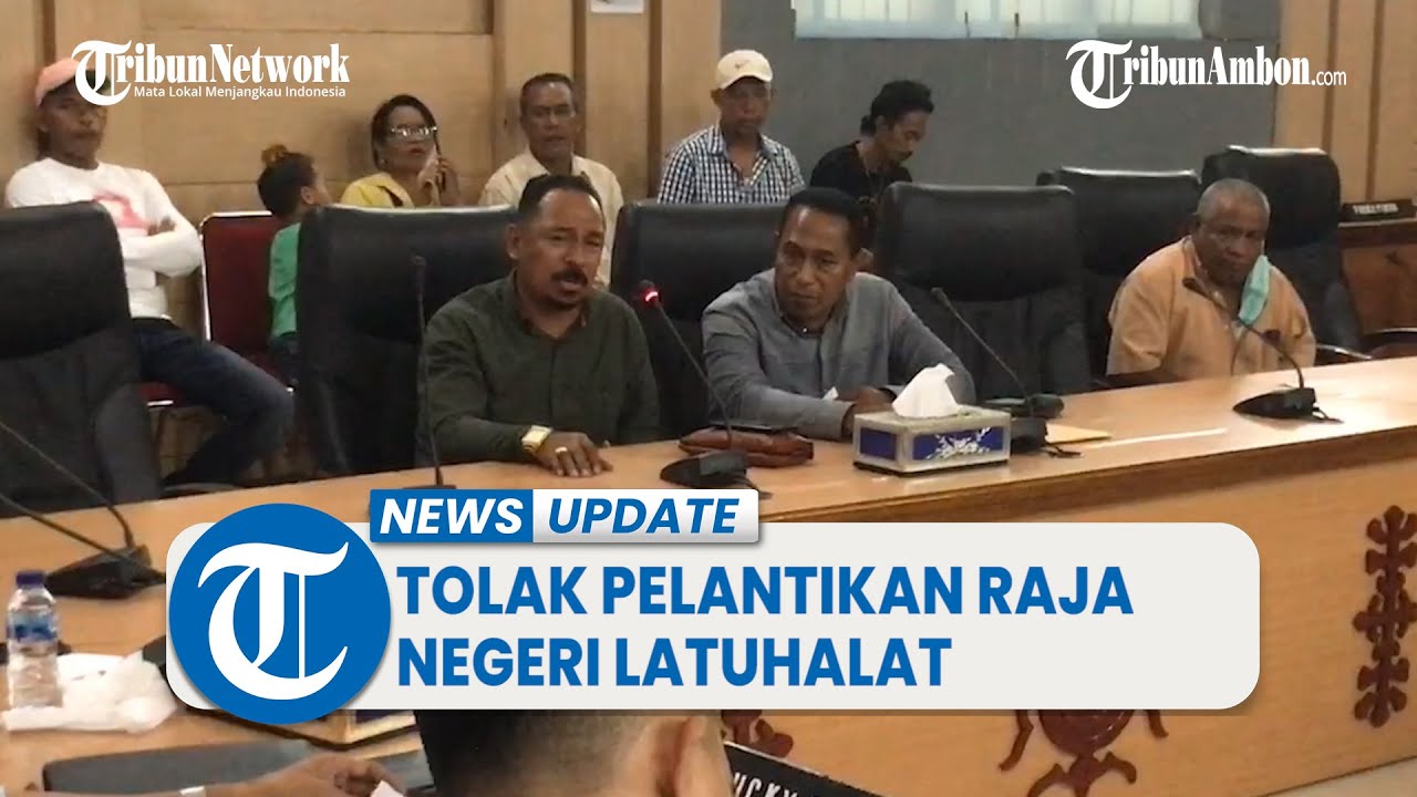 Warga Datangi DPRD Kota Ambon Tolak Pelantikan Audi Salhuteru Sebagai Raja Negeri Latuhalat