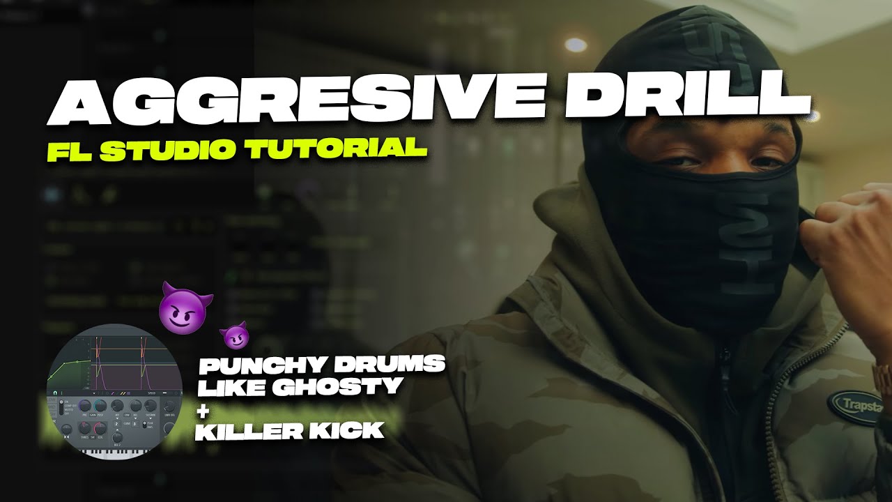How To Make AGGRESIVE UK Drill Beats Like Ghosty!