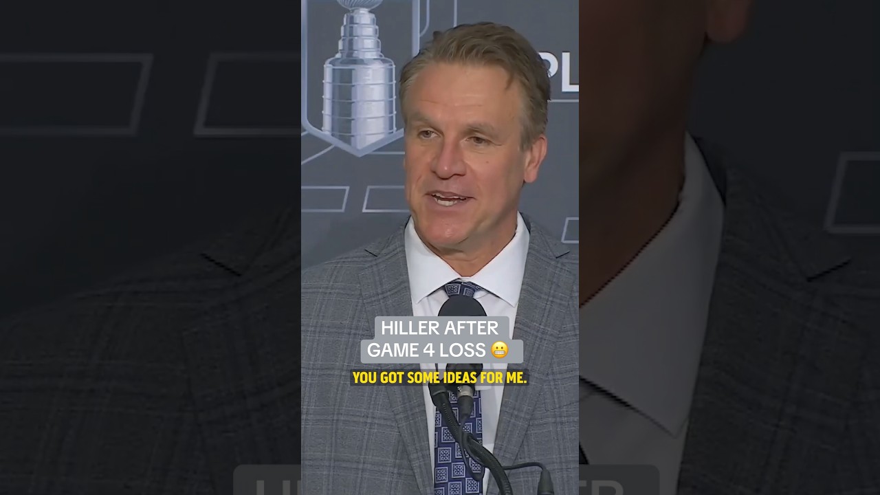 LA Kings HC Jim Hiller visibly angry with media after Game 4 loss against Edmonton Oilers