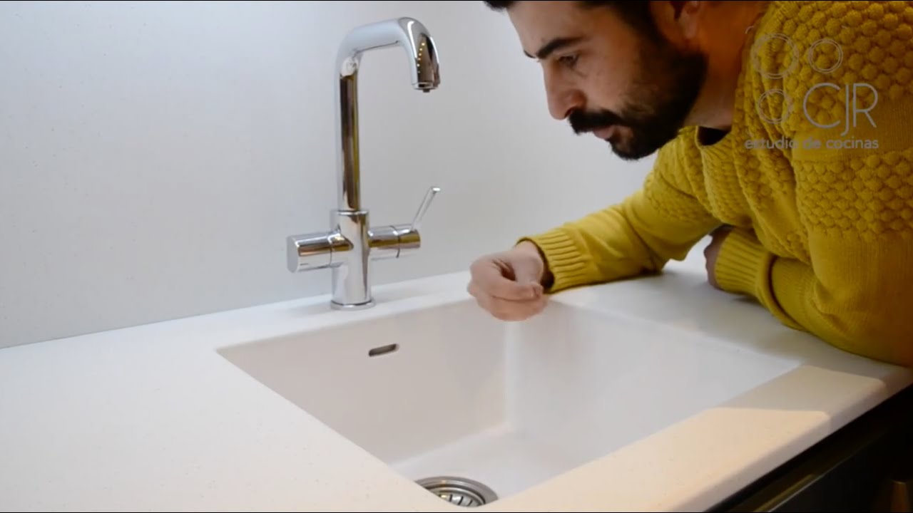 Cocina con encimera Krion