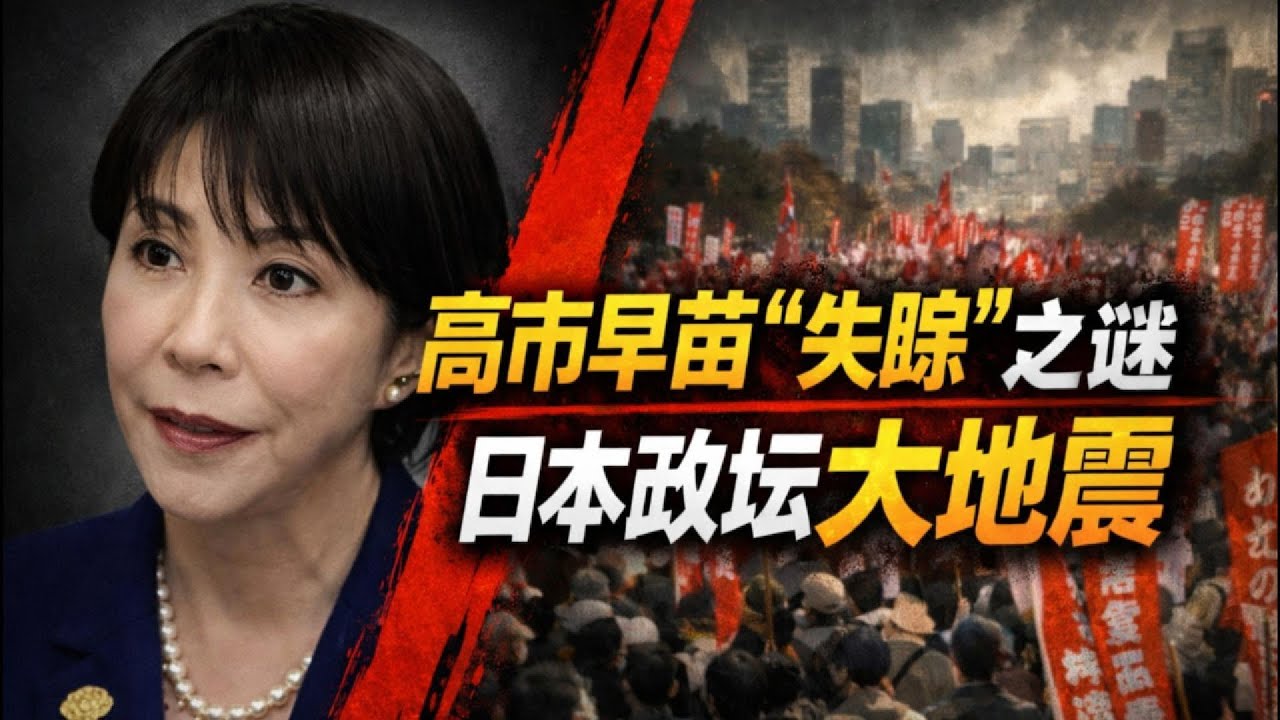 【突发】高市早苗离奇“失踪”！日本政坛大地震，反扩军游行席卷东京，谁在幕后操盘？