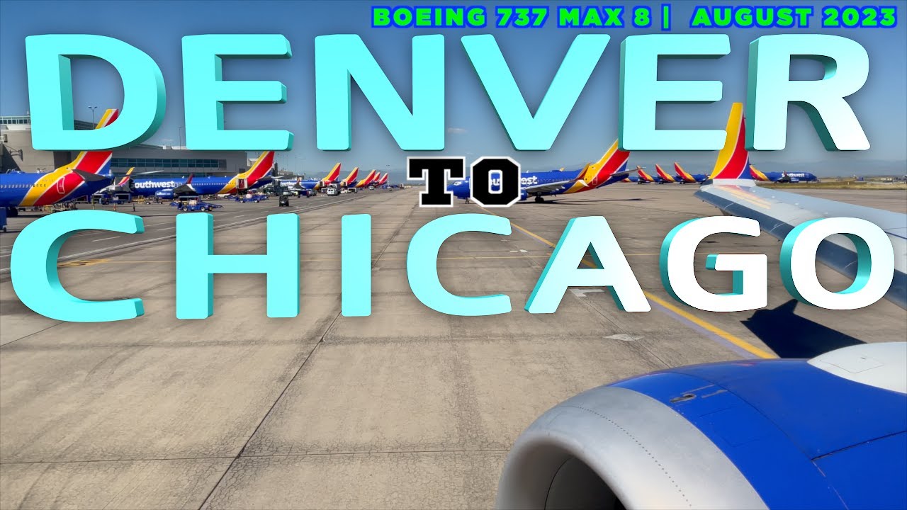 Flying Denver to Chicago | Boeing 737 Max 8 | Southwest Airlines | Full Flight Trip Report DEN ORD
