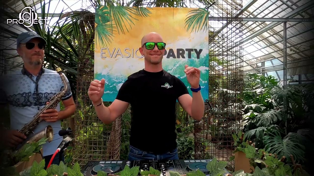 🎵 🇧🇪 DJProject & Sax 🎧🎷 – #progressivehouse   dans un joyau vert caché à Bruxelles 🌴🏝️ #belgium