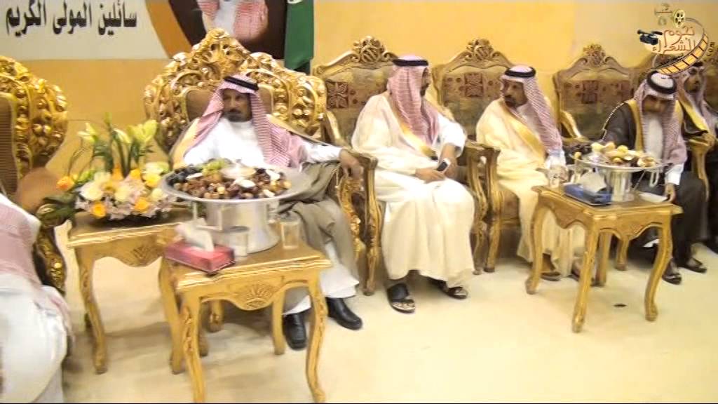 الحفل الخطابي حفل ابناء حامد بن حيلان العضيلة يرحمه الله بمناسبة زواج رجل الاعمال فيحان بن حامد