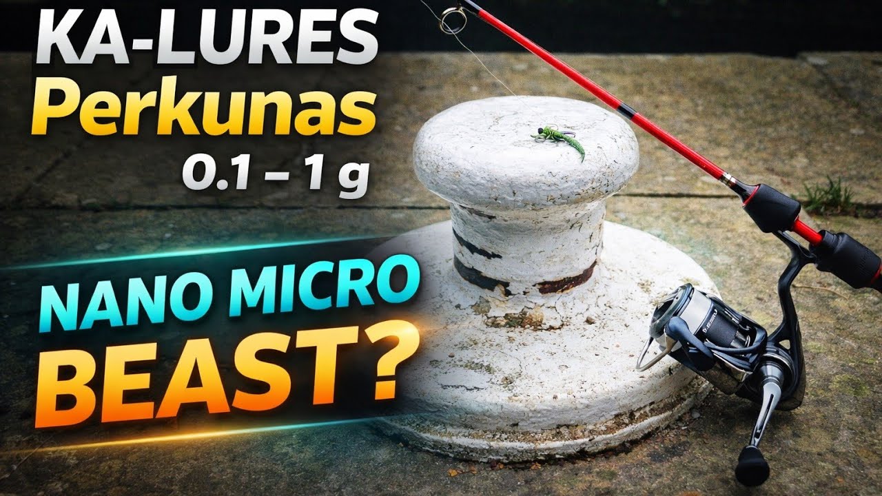 Обзор приманки KA-LURES PERKUNAS - €68 Nano Micro Jigging Beast для ловли окуня.