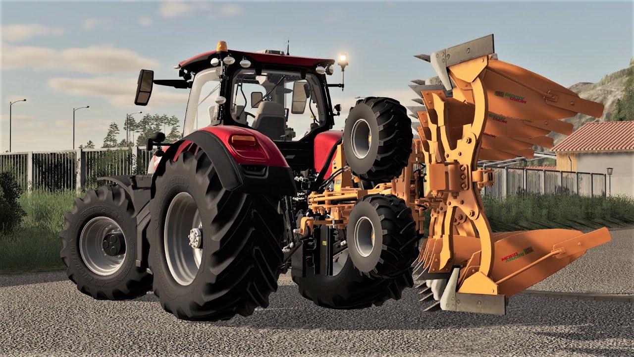 Farming Simulator 19 | Cab View Case IH Optum 300 CVX & Moro Raptor QRV 18A