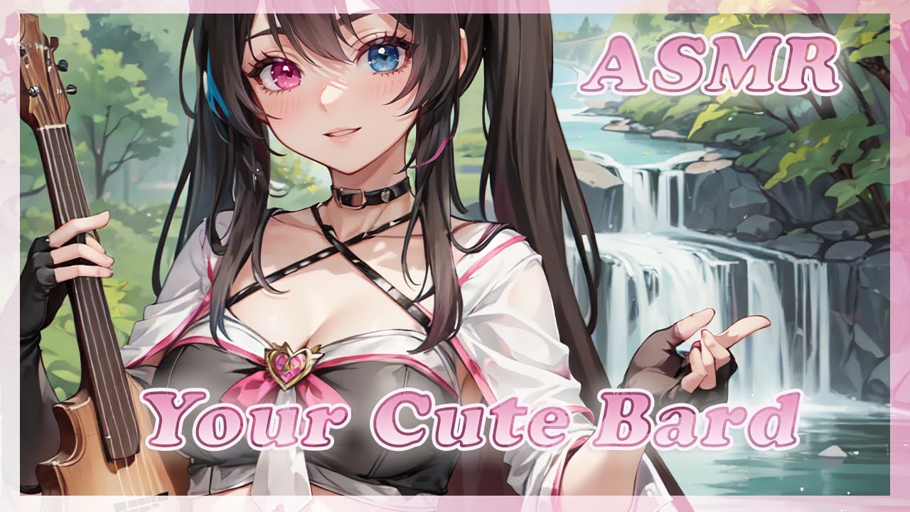 ASMR 💕 Милая девушка Бард, поможет тебе в бою 🎻
